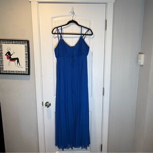 Bisou Bisou Royal Blue Maxi Dress Size 14